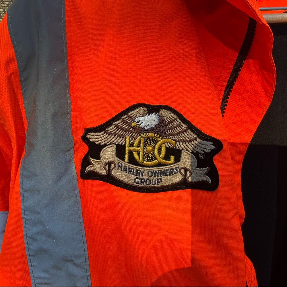 Hi-Visability Jacket With Hog Patch, - image 2